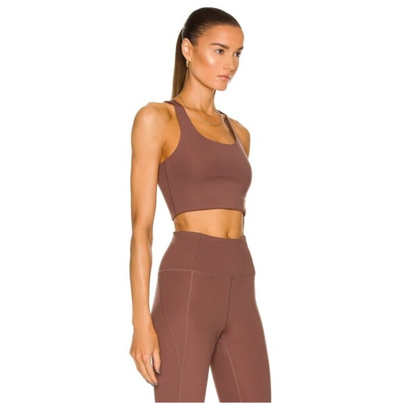 Girlfriend Collective Earth Paloma Racerback Bra Size Medium - Picture 2 of 4